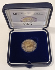 Expo moneta 2 euro proof fondo