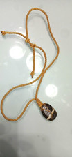 COLLANA ARTIGIANALE PEZZO UNICO CON CORDINO FILO DI RAME E PIETRA
