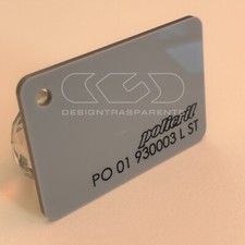 Plexiglass colorato grigio