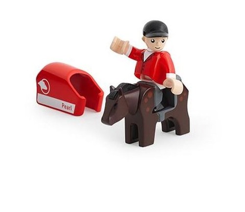 Brio cavallo con cavaliere - brio,
