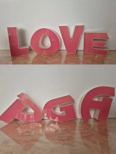 Lettere scatolate vintage - scatolate,