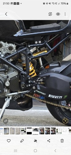 Pedane arretrate ducati 999s - pedane,