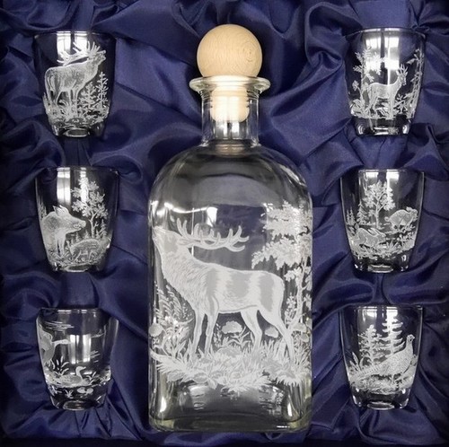 Set bicchieri liquore con - bicchieri, da