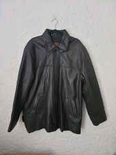 Marlboro Classics X Vera Pelle Giacca Pelle Uomo Extra Large 2XL Nero