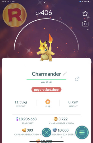 Shiny charmander pikachu vizor - shiny,