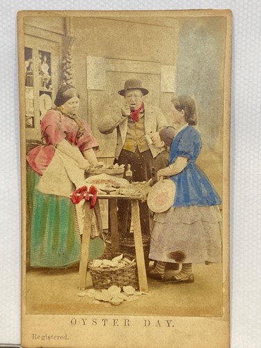 Antique victorian hand tinted - antique,
