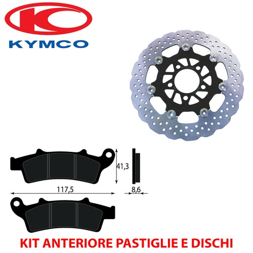 Kit anteriore dischi - anteriore, e