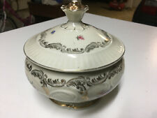 Biscottiera in porcellana  vintage anni 40 Bavaria Johann Seltmann Vohenstrauß