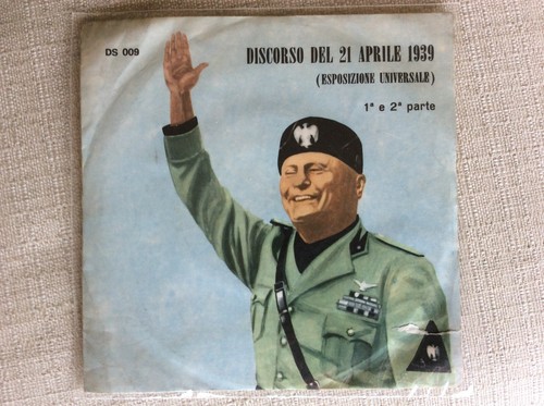 Benito mussolini disco giri - benito,