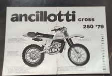 ADVERTISING PUBBLICITA' ANCILLOTTI CROSS 250 '79