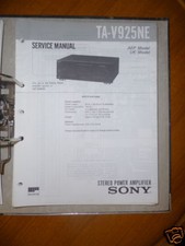 Service Manual sony TA-V925NE