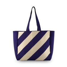 Borsa tote lavorata a maglia