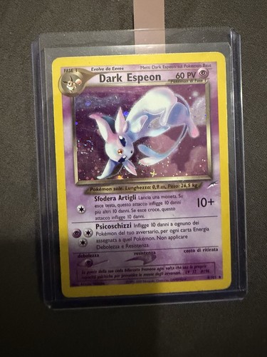 Pokemon card dark espeon - pokemon, holo