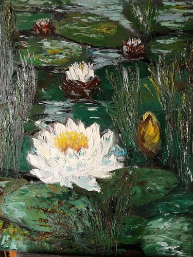 Quadro moderno white water - moderno,