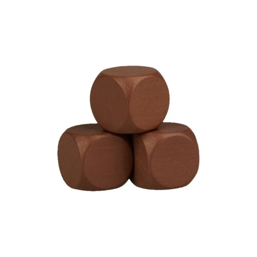 Cubetti vuoti 20mm marrone - cubetti,
