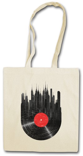 Vinile city shopping bag - vinile,