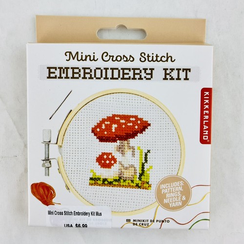 Kikkerland mini kit ricamo - kikkerland,
