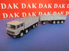 1/87 Modellino Camion Truck Fiat 691 Millepiedi Grey by Brekina