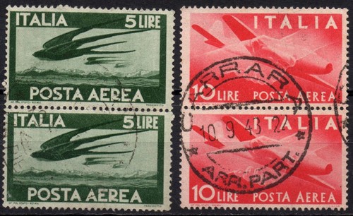 Italia 1945 1947 posta aerea - 1945/1947,