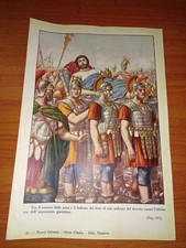 Stampa da libro d'epoca. Morte