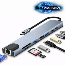 HUB USB - Adaptateur USB C 8