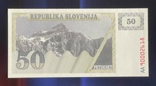 Slovenia 50 tolaryev 1990 #5