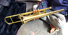 TROMBONE 3 VALVE OF PURE BRASS