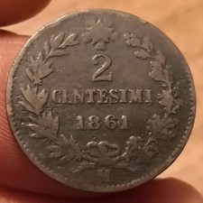 Moneta 2 Centesimi 1861