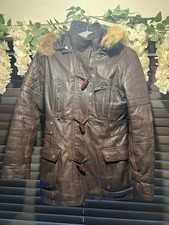 Giacca cappotto piumino pelle