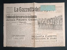 Foglio rivista La Gazzetta
