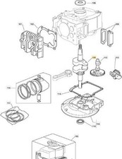Albero motore per rasaerba