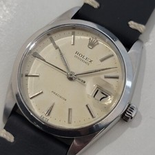 Rolex Oysterdate Precision Ref 6694 34mm anni 60 uomo vintage carica manuale RA207