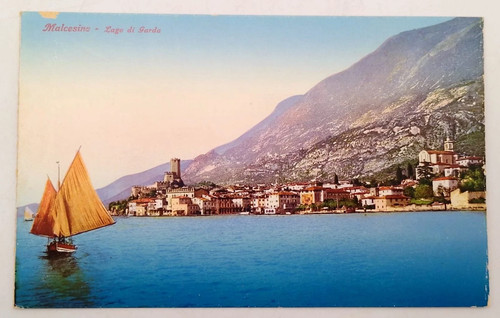 Cartolina malcesine lago di - malcesine,
