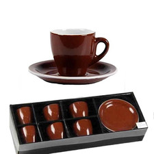 SET DA 6 TAZZINE CAFFE' CON
