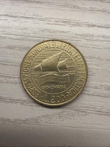 Moneta 200 lire - moneta, commemorativa