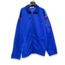 Felpa Fila Vintage blu con zip