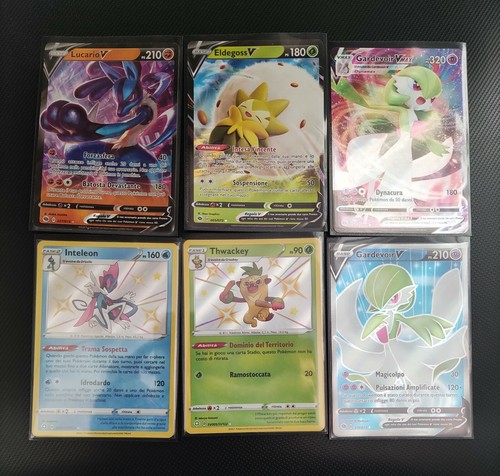Lotto carte pokémon destino - lotto, 6