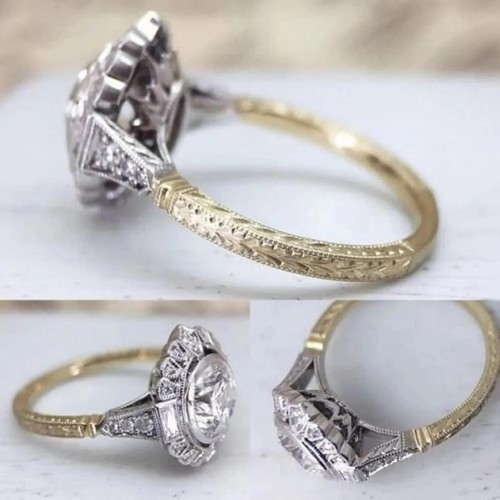 Anello fidanzamento retrò - di,