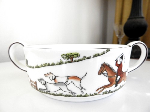 Wedgwood caccia scene piatto - caccia,