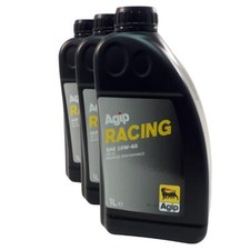 Agip Olio Motore Racing Completamente Sintetico Ölservice 10W-60 23537 Api Sl 3L