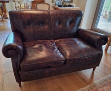 Divano ROMA in Vera Pelle disegnato da Mantellassi 1926