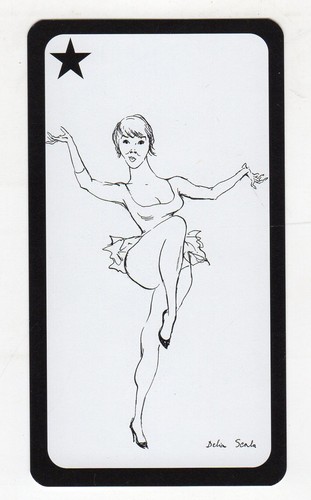 Figurina card carta tv - card,