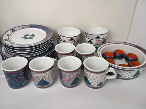 Vintage dansk winterfest - dansk, set
