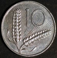 Italia 10 Lire 1979 KM# 93