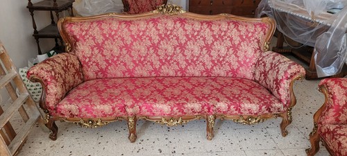 Salotto bordeaux stile - salotto,