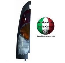 FANALE FANALINO STOP POSTERIORE SINISTRO BORDO NERO PER RENAULT KANGOO 97>03 2P