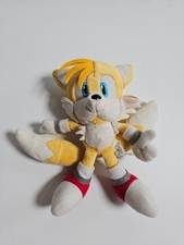 Tails Sonic il Riccio Peluche Bambola Giocattolo 10" GIAPPONE RARO SEGA 2007 Sanei S