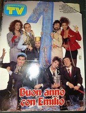 RIVISTA SORRISI E CANZONI TV 1989 N. 1.  ODIENS, CUCCARINI, SABRINA SALERNO.