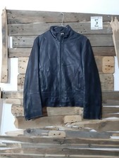 STEFANEL GIUBBOTTO GIUBBINO GIACCA JACKET PELLE LEATHER DONNA WOMAN M A1088F