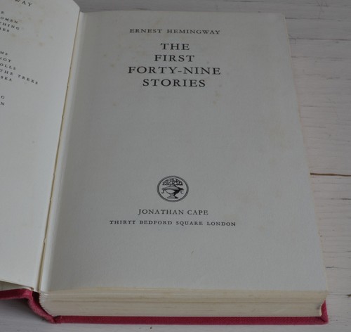 Ernest hemingway the first - ernest,